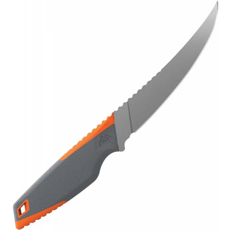 Outdoor Edge Vantex Boning Knife - 5" Titanium Coated Stainless Steel Blade Grey Handle Cyclaire Knives and Tools