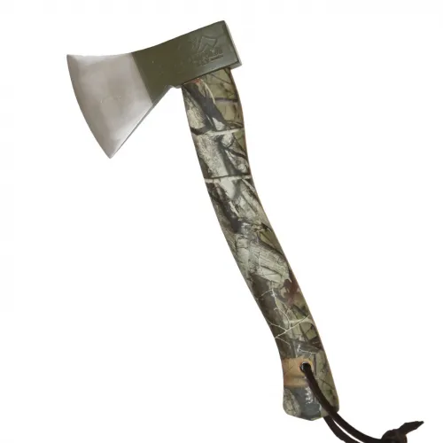 Prandi Special Edition Camouflage Camping Hatchet 500g Carbon Steel Hardened Head Hickory Wood Handle Sublimation Print