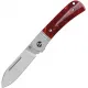 QSP Hedgehog Slipjoint UK EDC Knife - 2.92" 14C28N Blade Red Resin Handle Cyclaire Knives and Tools