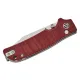 QSP Kali Folding Knife - 3.25" 14C28N Blade Dark Red Milled G10 Handle Cyclaire Knives and Tools