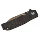 QSP Kali Folding Knife - 3.25" 14C28N Champagne Blade Black Milled G10 Handle Cyclaire Knives and Tools
