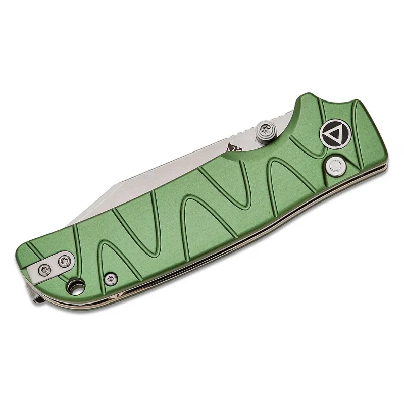 QSP Kali Folding Knife - 3.25" 14C28N Blade Green Milled G10 Handle Cyclaire Knives and Tools