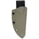 QSP Tiny Tots Fixed Blade Knife - 3.5" Black Stainless Steel DP Blade OD Sand G10 Handle Cyclaire Knives and Tools