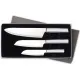Rada Cutlery Chef Select Silver Satin Finish Chef Gift Set - Chefs Knife, Cook Knife and Ultility Knife Cyclaire Knives and Tools