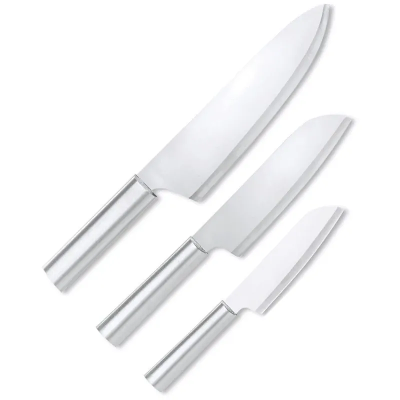 Rada Cutlery Chef Select Silver Satin Finish Chef Gift Set - Chefs Knife, Cook Knife and Ultility Knife Cyclaire Knives and Tools
