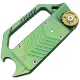Rike Knife Green Titanium Hasp MultiTool Cyclaire Knives and Tools