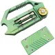 Rike Knife Green Titanium Hasp MultiTool Cyclaire Knives and Tools