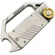 Rike Knife Grey Titanium Hasp MultiTool Cyclaire Knives and Tools