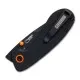 RoseCraft Blades Pocket Monster Folding Knife Black G10 Handle Cyclaire Knives and Tools