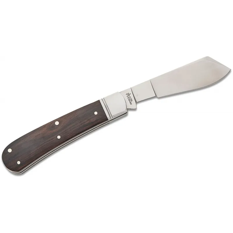 RoseCraft Blades Mill Creek Cotton Sampler Slipjoint Folding Knife - 3.125" D2 Satin Blade Black Sandalwood Handle Cyclaire Knives and Tools