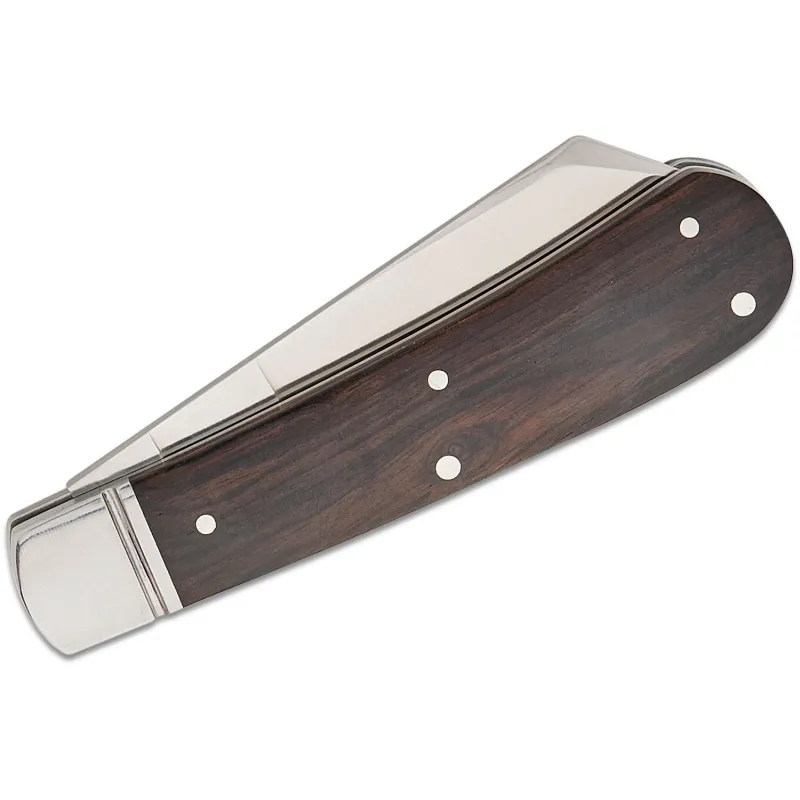 RoseCraft Blades Mill Creek Cotton Sampler Slipjoint Folding Knife - 3.125" D2 Satin Blade Black Sandalwood Handle Cyclaire Knives and Tools
