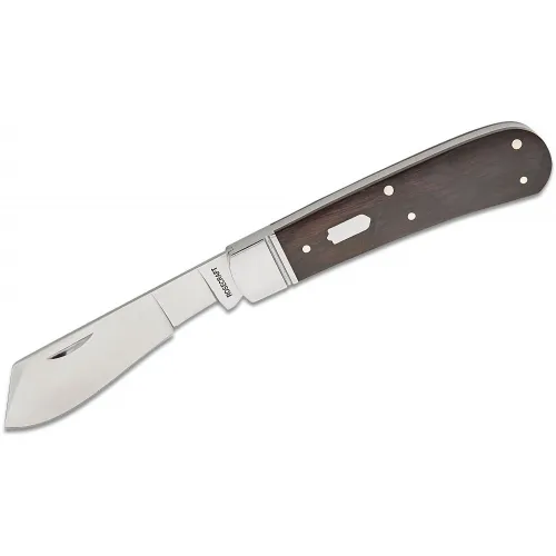 RoseCraft Blades Mill Creek Cotton Sampler Slipjoint Folding Knife - 3.125" D2 Satin Blade Black Sandalwood Handle