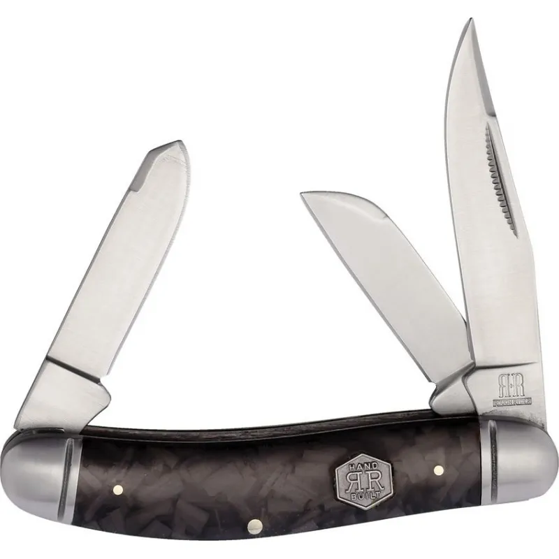 Rough Ryder UK EDC MIdnight Ice Sowbelly Triple Blade Folding Knife Cyclaire Knives and Tools
