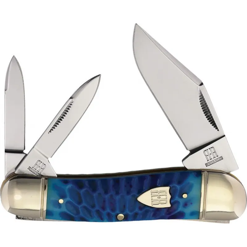 Rough Ryder UK EDC Whittler Blue Dragon Bone Cyclaire Knives and Tools
