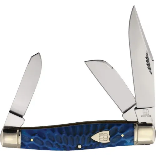 Rough Ryder Large Stockman Blue Dragon Bone