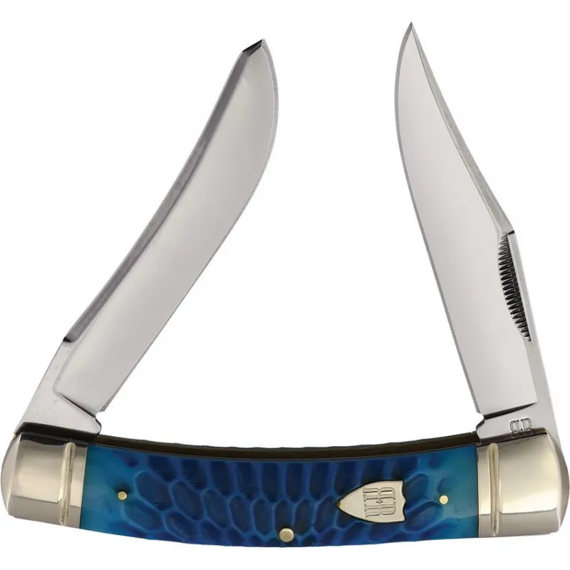 Rough Ryder Large Moose Blue Dragon Bone Cyclaire Knives and Tools