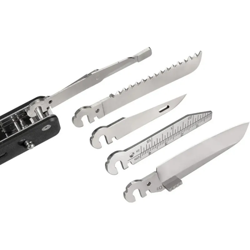 Roxon FLEX Companion Modular Multi-Tool - 3.5" Closed 13 Tools Black G10 Handle Cyclaire Knives and Tools