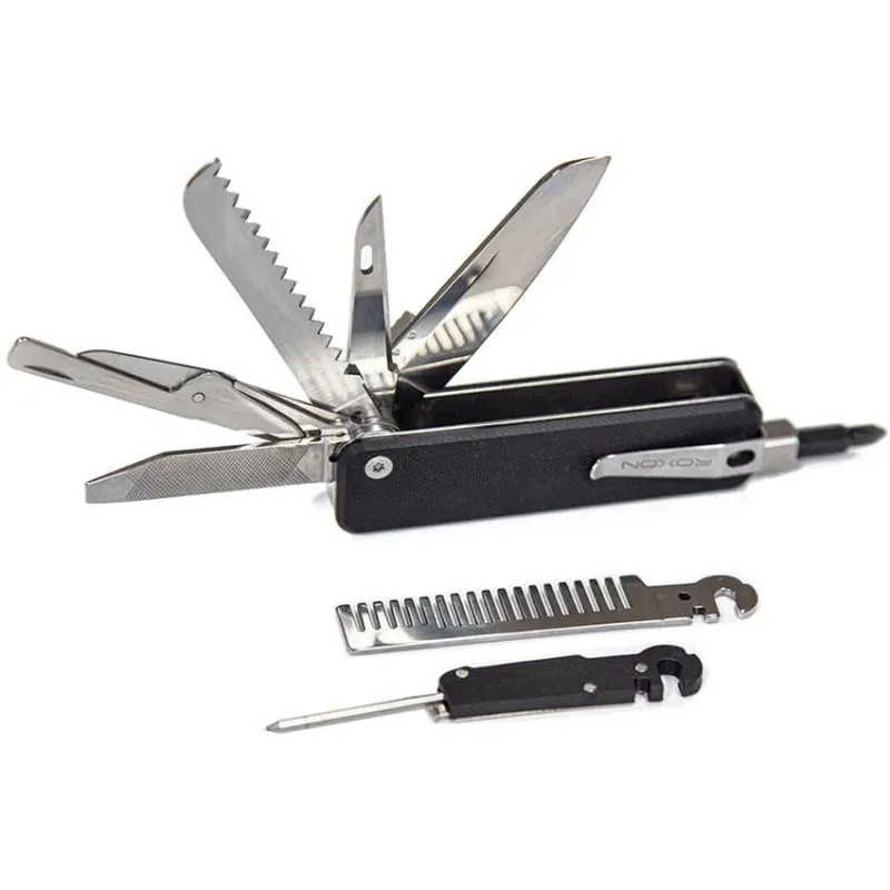Roxon FLEX Companion Modular Multi-Tool - 3.5" Closed 13 Tools Black G10 Handle Cyclaire Knives and Tools