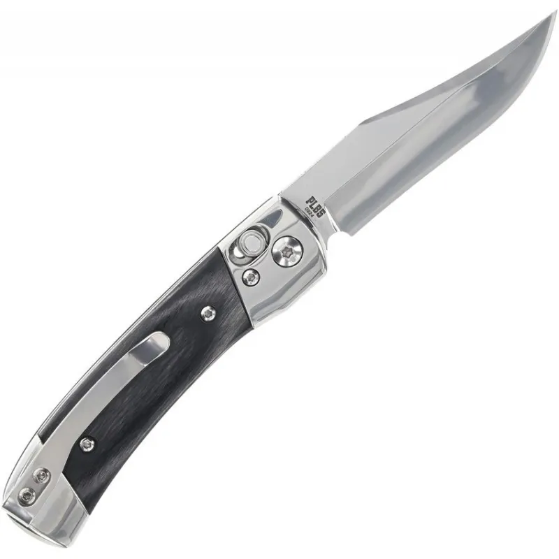Schrade PLBS Smokey Folding Knife - 2.75" Stainless Steel Blade Black Wood Handle Cyclaire Knives and Tools