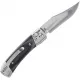 Schrade PLBS Smokey Folding Knife - 2.75" Stainless Steel Blade Black Wood Handle Cyclaire Knives and Tools