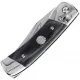Schrade PLBS Smokey Folding Knife - 2.75" Stainless Steel Blade Black Wood Handle Cyclaire Knives and Tools