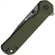 Sencut Knives Aetheris Folding Knife - 3.63" Black Stainless Steel Blade OD Green G10 Handle Cyclaire Knives and Tools