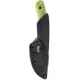 Skallywag Tactical Fireside Fixed Blade Knife - 2.75" Hammered 420 Stainless Steel Blade Green Handle Cyclaire Knives and Tools