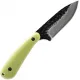 Skallywag Tactical Fireside Fixed Blade Knife - 2.75" Hammered 420 Stainless Steel Blade Green Handle Cyclaire Knives and Tools