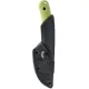Skallywag Tactical Scorpion Fixed Blade Knife - 2.75" Hammered 420 Stainless Steel Skinner Blade Green Handle Cyclaire Knives and Tools