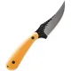 Skallywag Tactical Scorpion Fixed Blade Knife - 2.75" Hammered 420 Stainless Steel Skinner Blade Orange Handle Cyclaire Knives and Tools