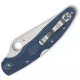 Spyderco Police LW Folding Knife - 4.2" CPM-SPY27 Stainless Steel Blade Blue FRN Handle Cyclaire Knives and Tools