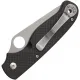 Spyderco ButtonUP Button Lock Folding Knife - 3.25" 8Cr13MoV Stainless Steel Blade Carbon Fiber and G10 Handle Cyclaire Knives and Tools