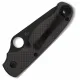 Spyderco ButtonUP Button Lock Folding Knife - 3.25" Black 8Cr13MoV Stainless Steel Blade Carbon Fiber and G10 Handle Cyclaire Knives and Tools