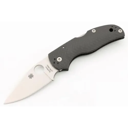 Spyderco Native 5 Fluted Folding Knife - 2,95" CPM-S90V Stainless Steel Blade Fluted Carbon Fiber Handle