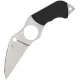 Spyderco Swick 6 Small Hole Neck Knife - 2.7" LC200N Wharncliffe Blade Black G10 Cyclaire Knives and Tools