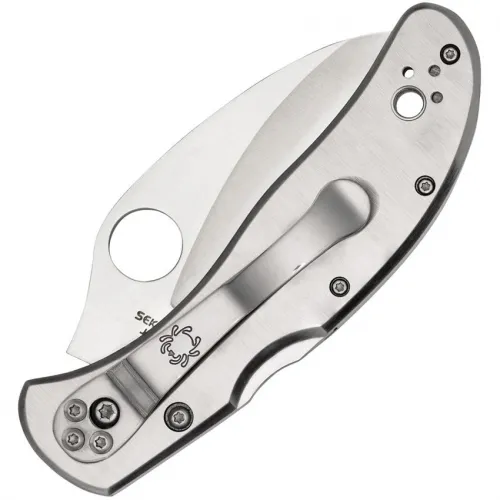 Spyderco Harpy Folding Knife - 2.75" VG10 Hawkbill Plain Blade Stainless Steel Handle