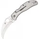 Spyderco Harpy Folding Knife - 2.75" VG10 Hawkbill Plain Blade Stainless Steel Handle Cyclaire Knives and Tools