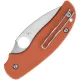 Spyderco Sage 6 Folding Knife  - 3" CPM REX-121 Tool Steel Blade Burnt Orange G10 Handle Cyclaire Knives and Tools