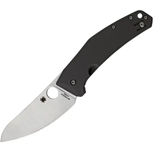 Spyderco SpydieChef Folding Knife - 3.52" LC200N Tool Steel Blade Grey Titanium Handle