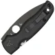 Spyderco Shaman Folding Knife - 3.58" CPM-S30V Black Plain Blade Matte Black G10 Handle Cyclaire Knives and Tools