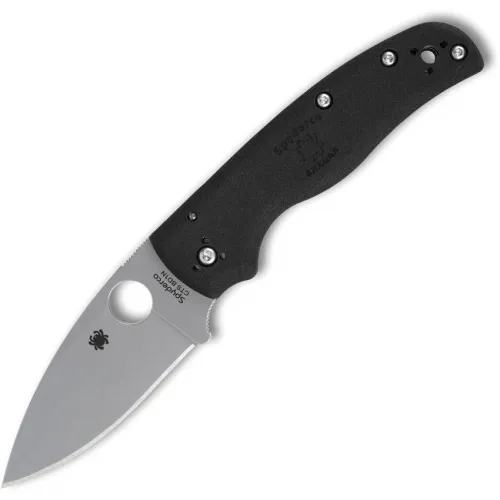 Spyderco Shaman Lightweight Folding Knife - 3.58" CTS-BD1N Blade Black FRN Handle