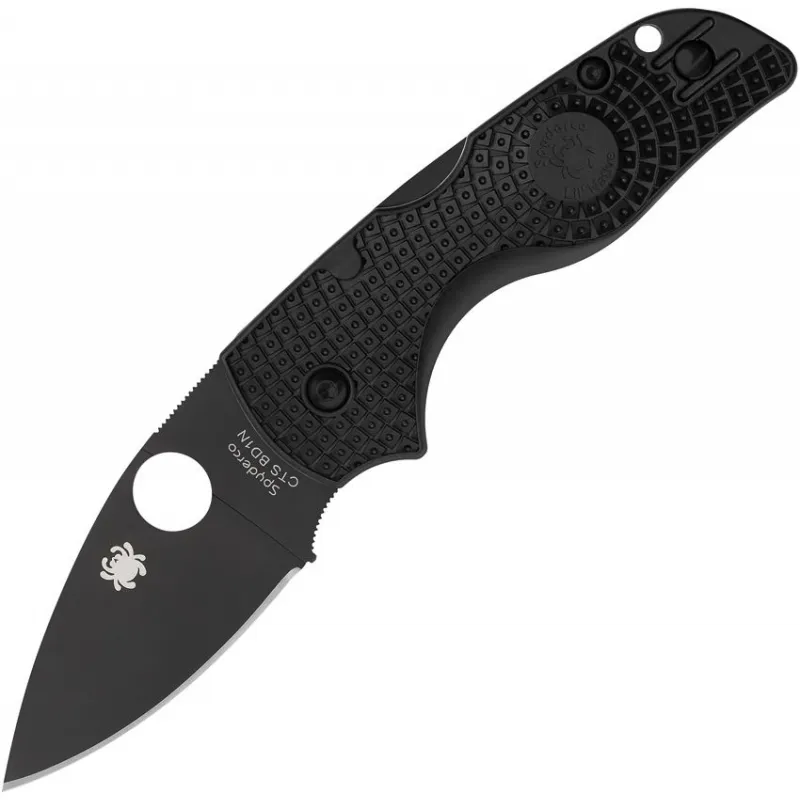 Spyderco Lil' Native Folding Knife - 2.38" CTS-BD1 Black Blade Black FRN Handle Cyclaire Knives and Tools