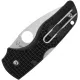 Spyderco Lil' Native Folding Knife - 2.38" Serrated CTS-BD1 Blade Black Textured FRN Handle Cyclaire Knives and Tools