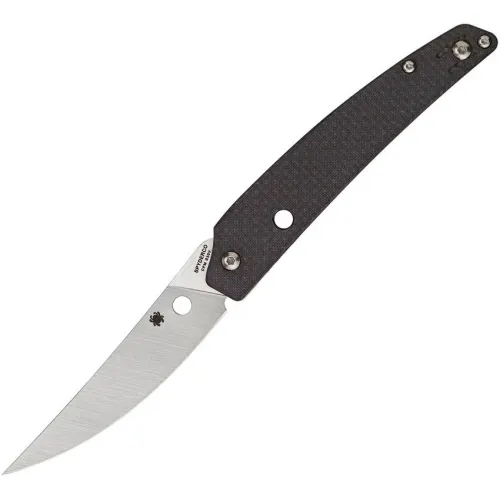 Spyderco Ikuchi Folding Knife - 3.25" CPM-S30V Stainless Steel Blade Carbon Fibre and G10 Handle