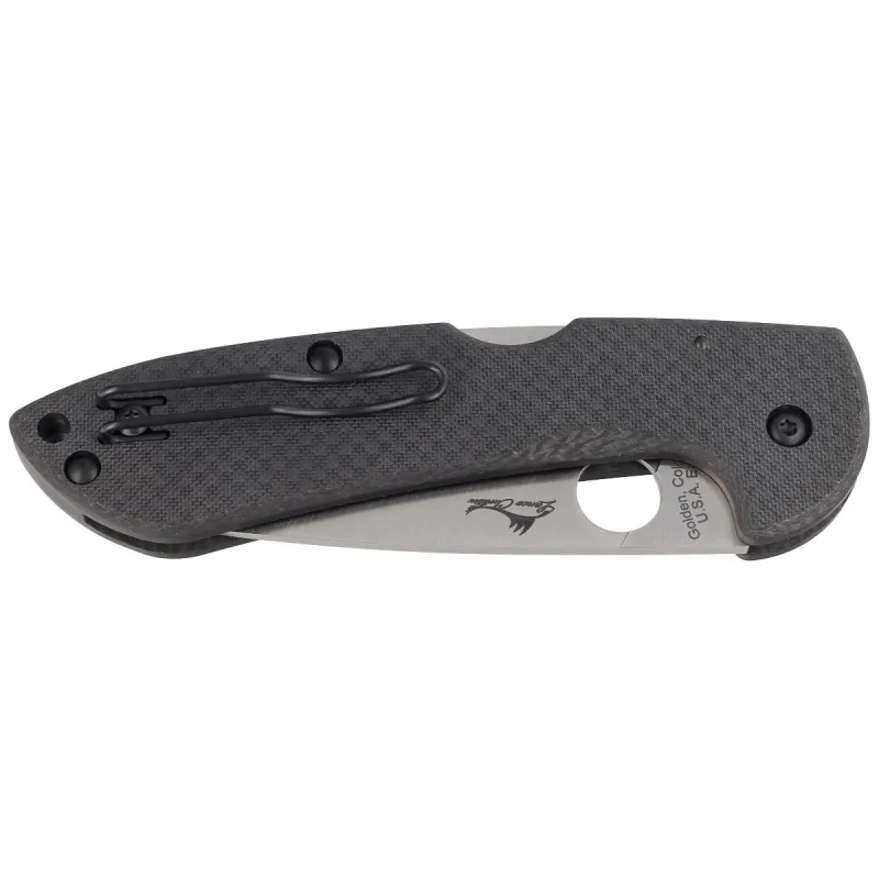 Spyderco Siren Sprint Run Folding Knife - 3.6" CPM-S90V Plain Blade Peel-Ply CF Handle Cyclaire Knives and Tools