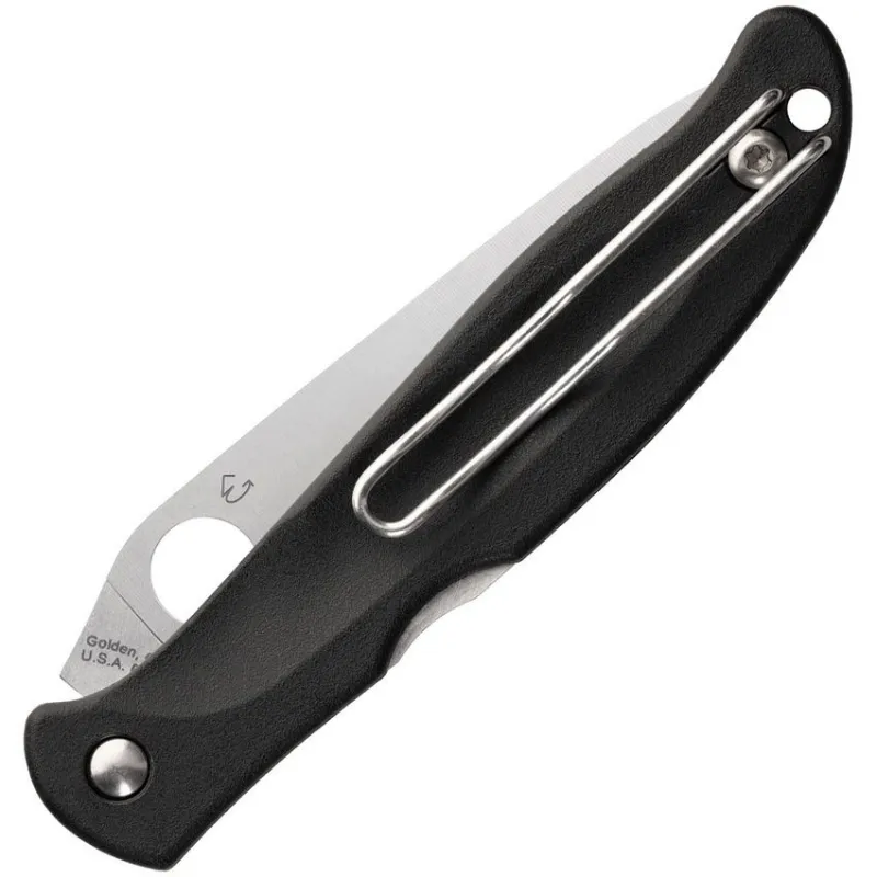 Spyderco Charisma Folding Knife - 3" CTS-BD1 Stainless Steel Blade Black FRN Handle Cyclaire Knives and Tools