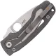 Spyderco PITS 2 UK EDC Folding Knife - 2.74" M390 Satin Drop Point Blade Skeletonized Titanium Handle Cyclaire Knives and Tools