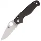Spyderco ButtonUP Button Lock Folding Knife - 3.25" Part Serrated 8Cr13MoV Stainless Steel Blade Carbon Fiber and G10 Handle Cyclaire Knives and Tools