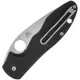 Spyderco Retract Linerlock Folding Knife - 3.4" Stainless Steel Blade Black G10 Handle Cyclaire Knives and Tools