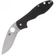 Spyderco Retract Linerlock Folding Knife - 3.4" Stainless Steel Blade Black G10 Handle Cyclaire Knives and Tools